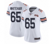 Women's Chicago Bears #65 Cody Whitehair White 100th Season Limited Football Jersey