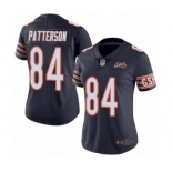 Women's Chicago Bears #84 Cordarrelle Patterson Navy Blue Team Color 100th Season Limited Football Jersey