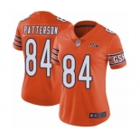 Women's Chicago Bears #84 Cordarrelle Patterson Orange Alternate 100th Season Limited Football Jersey