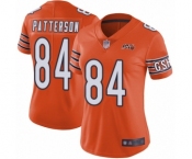 Women's Chicago Bears #84 Cordarrelle Patterson Orange Alternate 100th Season Limited Football Jersey