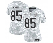 Women's Chicago Bears #85 Cole Kmet 2024 F.U.S.E Arctic Camo Salute To Service Limited Stitched Football Jersey