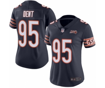 Women's Chicago Bears #95 Richard Dent Navy Blue Team Color 100th Season Limited Football Jersey