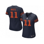 Women's Nike Bears #11 Kevin White Navy Blue Alternate Stitched NFL Elite Jersey