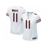 Women's Nike Bears #11 Kevin White White Stitched NFL Elite Jersey