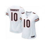 Women's Nike Chicago Bears #10 Mitchell Trubisky Limited White NFL Jersey