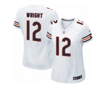 Women's Nike Chicago Bears #12 Kendall Wright Limited White NFL Jersey