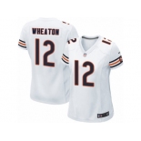 Women's Nike Chicago Bears #12 Markus Wheaton Game White NFL Jersey