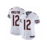 Women's Nike Chicago Bears #12 Markus Wheaton Vapor Untouchable Limited White NFL Jersey