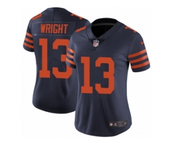 Women's Nike Chicago Bears #13 Kendall Wright Vapor Untouchable Limited Navy Blue 1940s Throwback Alternate NFL Jersey