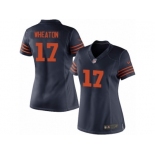 Women's Nike Chicago Bears #17 Markus Wheaton Limited Navy Blue 1940s Throwback Alternate NFL Jersey