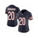 Women's Nike Chicago Bears #20 Prince Amukamara Limited Navy Blue Rush NFL Jersey