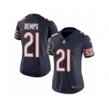 Women's Nike Chicago Bears #21 Quintin Demps Limited Navy Blue Rush NFL Jersey