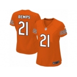 Women's Nike Chicago Bears #21 Quintin Demps Limited Orange Alternate NFL Jersey