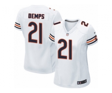 Women's Nike Chicago Bears #21 Quintin Demps Limited White NFL Jersey