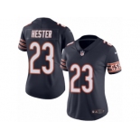 Women's Nike Chicago Bears #23 Devin Hester Limited Navy Blue Rush NFL Jersey