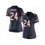 Women's Nike Chicago Bears #24 Jordan Howard Limited Navy Blue Team Color NFL Jersey