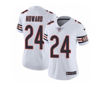 Women's Nike Chicago Bears #24 Jordan Howard Vapor Untouchable Limited White NFL Jersey