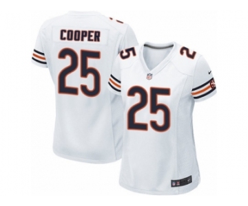 Women's Nike Chicago Bears #25 Marcus Cooper Limited White NFL Jersey