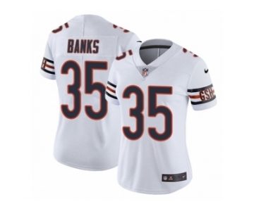 Women's Nike Chicago Bears #35 Johnthan Banks Vapor Untouchable Limited White NFL Jersey