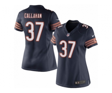 Women's Nike Chicago Bears #37 Bryce Callahan Limited Navy Blue Team Color NFL Jersey