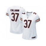 Women's Nike Chicago Bears #37 Bryce Callahan Limited White NFL Jersey