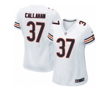 Women's Nike Chicago Bears #37 Bryce Callahan Limited White NFL Jersey