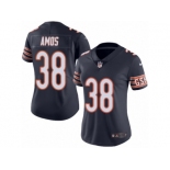 Women's Nike Chicago Bears #38 Adrian Amos Limited Navy Blue Rush NFL Jersey