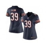 Women's Nike Chicago Bears #39 Jacoby Glenn Limited Navy Blue Team Color NFL Jersey