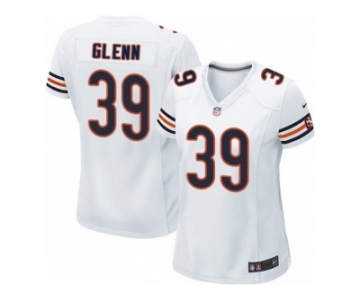 Women's Nike Chicago Bears #39 Jacoby Glenn Limited White NFL Jersey