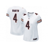 Women's Nike Chicago Bears #4 Connor Barth Limited White NFL Jersey