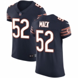 Women's Nike Chicago Bears #52 Khalil Mack Limited Navy Blue Rush Vapor Untouchable NFL Jersey