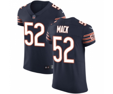 Women's Nike Chicago Bears #52 Khalil Mack Limited Navy Blue Rush Vapor Untouchable NFL Jersey