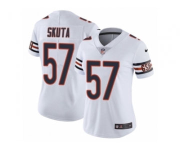 Women's Nike Chicago Bears #57 Dan Skuta White Vapor Untouchable Limited Player NFL Jersey