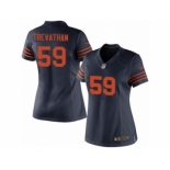 Women's Nike Chicago Bears #59 Danny Trevathan Limited Navy Blue 1940s Throwback Alternate NFL Jersey