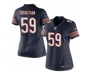 Women's Nike Chicago Bears #59 Danny Trevathan Limited Navy Blue Team Color NFL Jersey