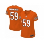 Women's Nike Chicago Bears #59 Danny Trevathan Limited Orange Alternate NFL Jersey