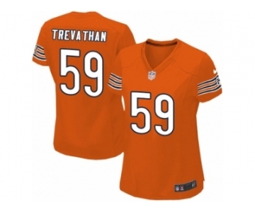 Women's Nike Chicago Bears #59 Danny Trevathan Limited Orange Alternate NFL Jersey