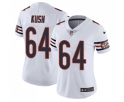 Women's Nike Chicago Bears #64 Eric Kush White Vapor Untouchable Limited Player NFL Jersey