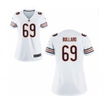 Women's Nike Chicago Bears #69 Jonathan Bullard White NFL Jersey