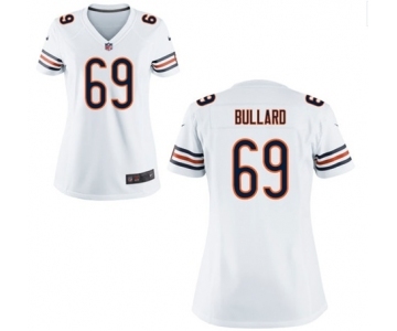 Women's Nike Chicago Bears #69 Jonathan Bullard White NFL Jersey