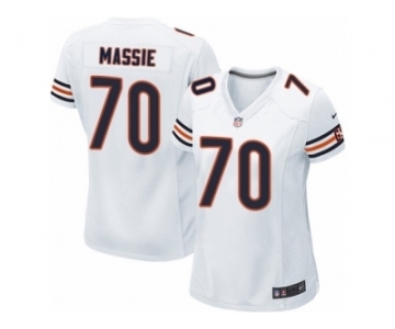 Women's Nike Chicago Bears #70 Bobby Massie Limited White NFL Jersey