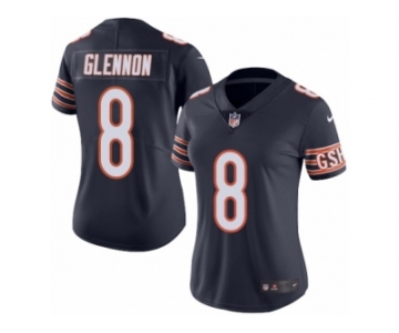 Women's Nike Chicago Bears #8 Mike Glennon Limited Navy Blue Rush NFL Jersey