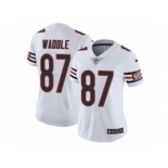 Women's Nike Chicago Bears #87 Tom Waddle Vapor Untouchable Limited White NFL Jersey