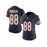 Women's Nike Chicago Bears #88 Rob Housler Limited Navy Blue Rush NFL Jersey