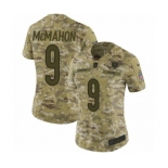 Women's Nike Chicago Bears #9 Jim McMahon Limited Camo 2018 Salute to Service NFL Jersey