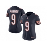 Women's Nike Chicago Bears #9 Jim McMahon Limited Navy Blue Rush NFL Jersey