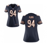 Women's Nike Chicago Bears #94 Leonard Floyd Navy Blue Team Color NFL Jersey