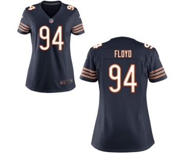 Women's Nike Chicago Bears #94 Leonard Floyd Navy Blue Team Color NFL Jersey