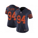 Women's Nike Chicago Bears #94 Leonard Floyd Vapor Untouchable Limited Navy Blue 1940s Throwback Alternate NFL Jersey