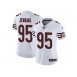 Women's Nike Chicago Bears #95 John Jenkins Vapor Untouchable Limited White NFL Jersey